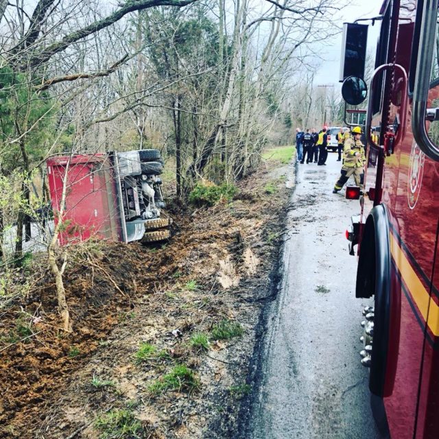 Dump Truck Rollover 2 Fern Creek Fire Department